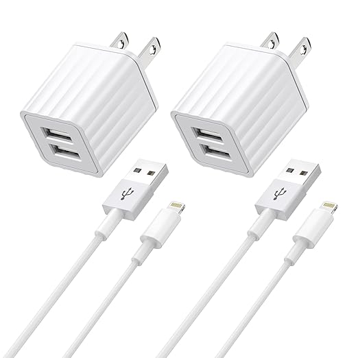 Fast iPhone Charger 2PACK 6FT